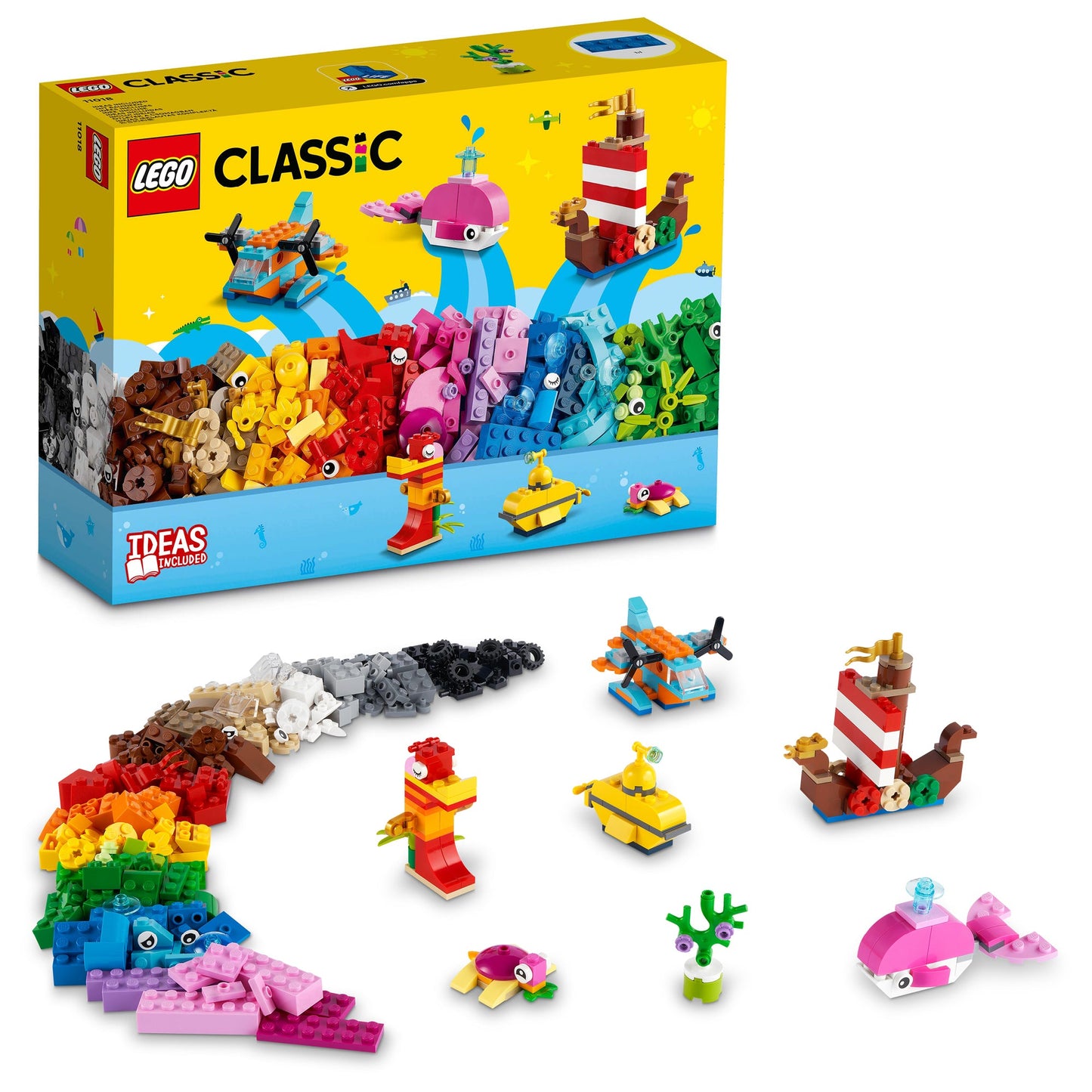 LEGO® Classic Creative Ocean Fun - Bộ đồ chơi lắp ráp Sáng tạo Đại dương - LEGO 11018