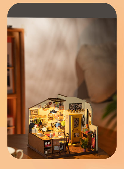 Rolife DIY Miniature House - Cozy Kitchen DG159 - Mô hình nhà gỗ tí hon DIY - Rolife DG159