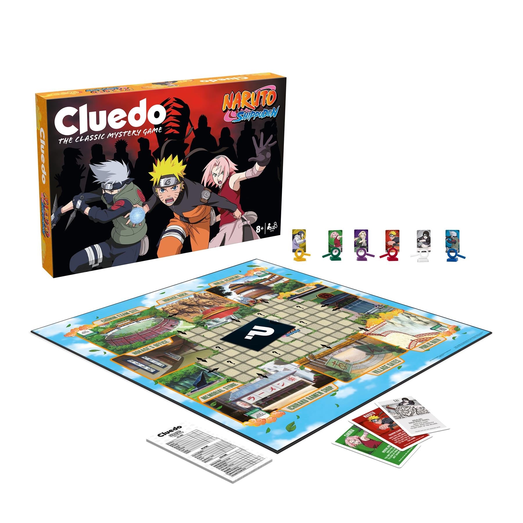 Naruto Cluedo Mystery Board Game - Board Game Thám Tử Giải Đố Naruto - Winning Moves - Hình ảnh chi tiết 2