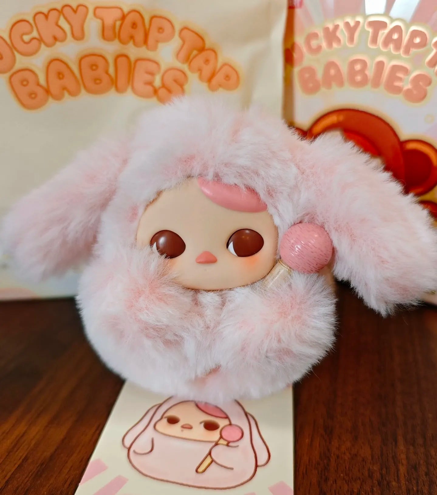 POP NOW:PUCKY Tap Tap Babies Series-Vinyl Plush Pendant Blind Box - POP MART (United States)