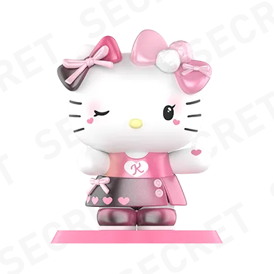 HELLO KITTY AND FRIENDS Pink Party Series Figures