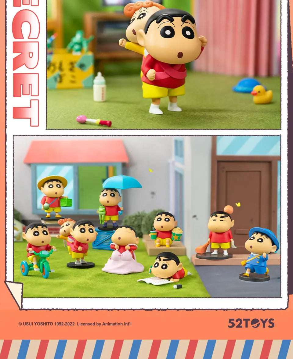 CRAYON SHIN-CHAN DAILY 3RD - Mô hình Blind Box bông (Plush) - 52TOYS