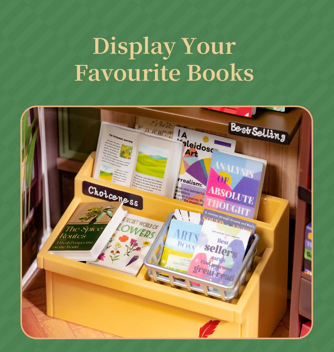 Rolife Mini Super Creator Shop Series - Bộ mô hình lắp ráp nhà búp bê tí hon DIY - Rolife