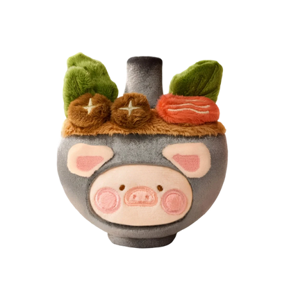 LULU THE PIGGY LU'S TABLE - FOOD HUNTER SERIES PLUSH KEYCHAIN BLINDBOX