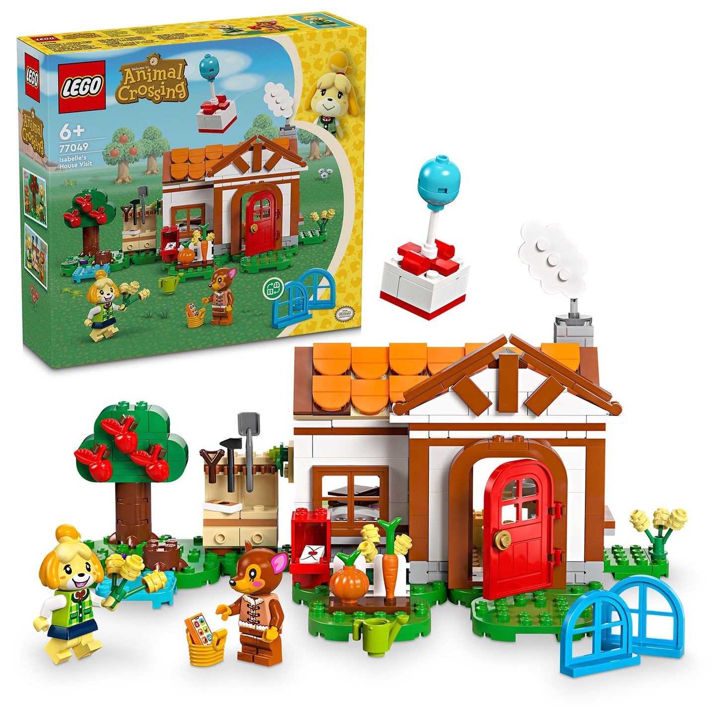 LEGO® Animal Crossing™ Isabelle's House Visit - Bộ Đồ Chơi Lắp Ráp Ngôi Nhà Của Isabelle - LEGO 77049 LEGO - ảnh 4 - LEGO