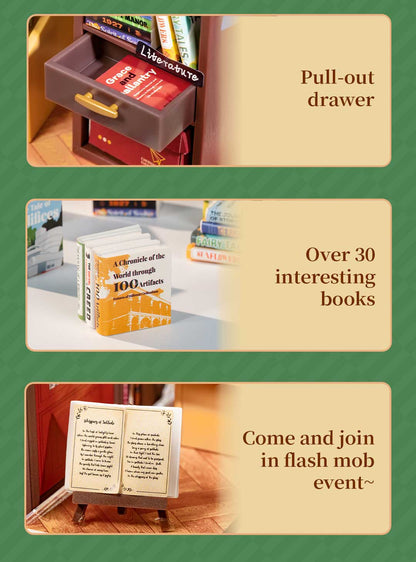 Rolife Mini Super Creator Shop Series - Bộ mô hình lắp ráp nhà búp bê tí hon DIY - Rolife