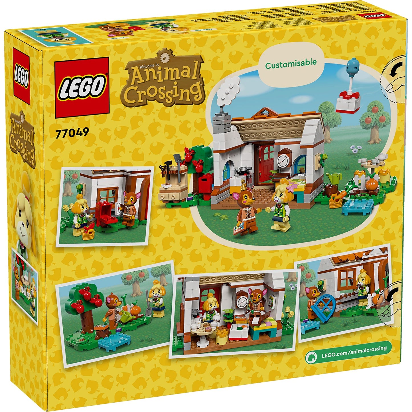 LEGO® Animal Crossing™ Isabelle's House Visit - Bộ Đồ Chơi Lắp Ráp Ngôi Nhà Của Isabelle - LEGO 77049