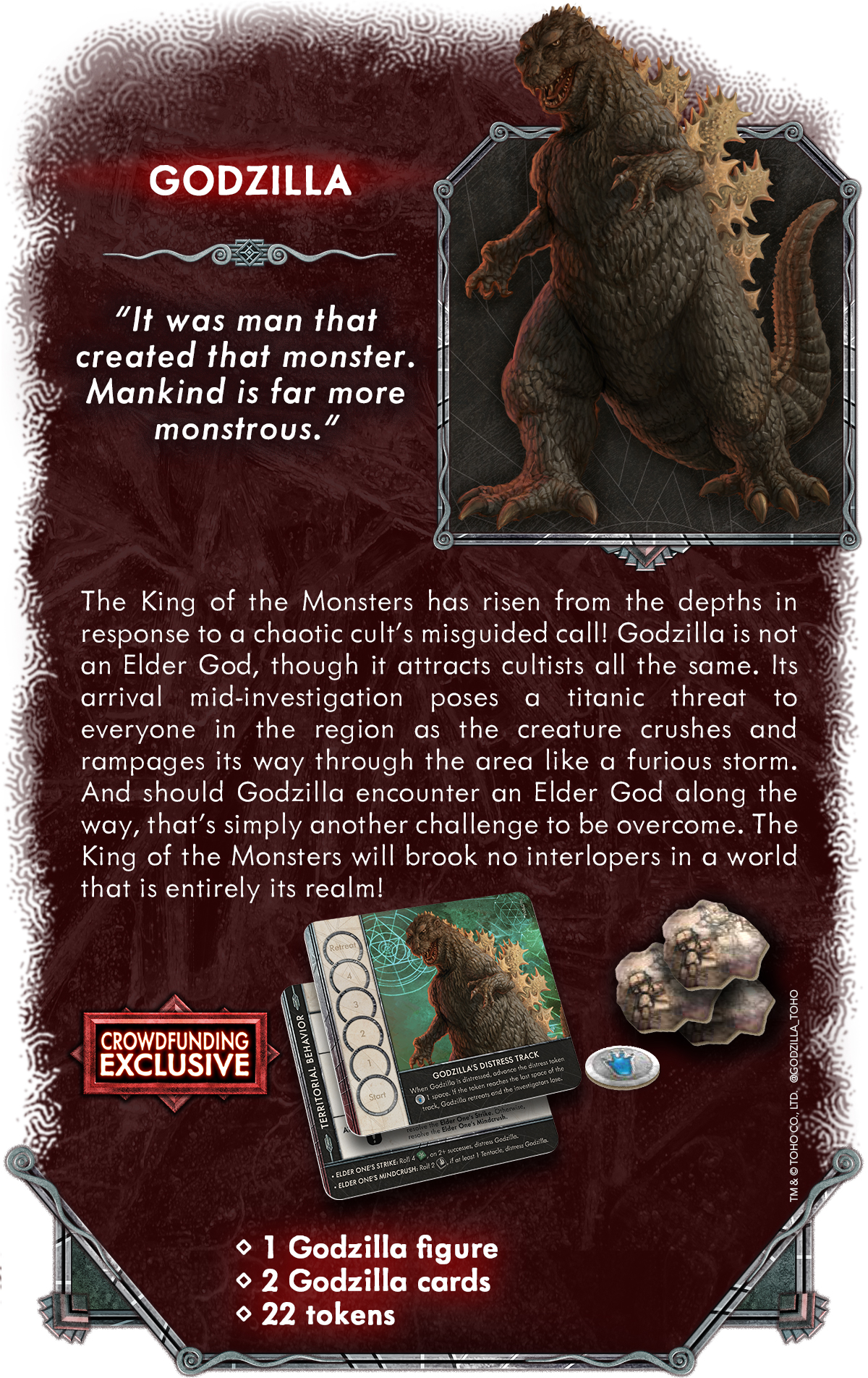 Cthulhu Death May Die: Godzilla Rising Expansion (Kickstarter Pre-Order Special)