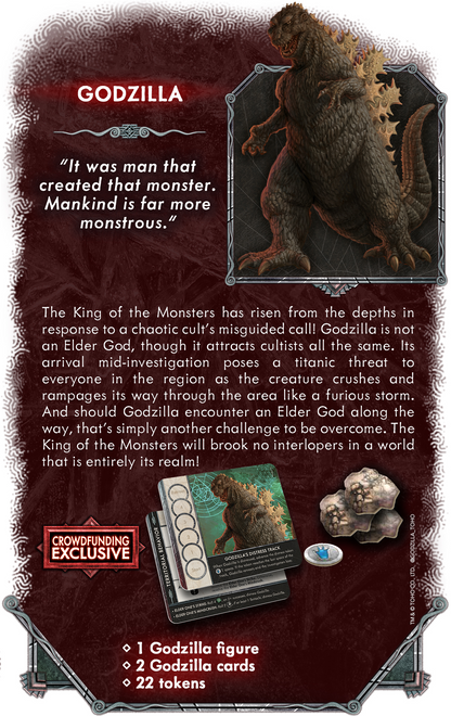 Cthulhu Death May Die: Godzilla Rising Expansion (Kickstarter Pre-Order Special)