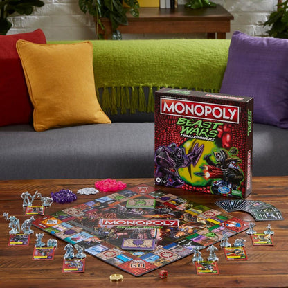 Monopoly: Transformers Beast Wars Edition - Trò chơi Board Game cho trẻ từ 8 tuổi trở lên