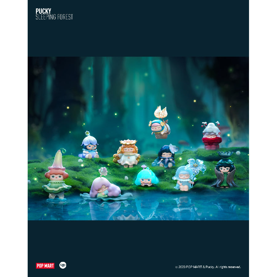 Pucky Sleeping Forest Series - Mô hình Blind Box Art Toy - POP MART