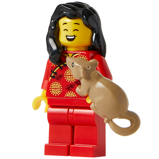 Minifigure The Year of the Rat Lady - Nhân Vật LEGO Sưu Tầm Năm Canh Tý - LEGO - Hình ảnh sản phẩm