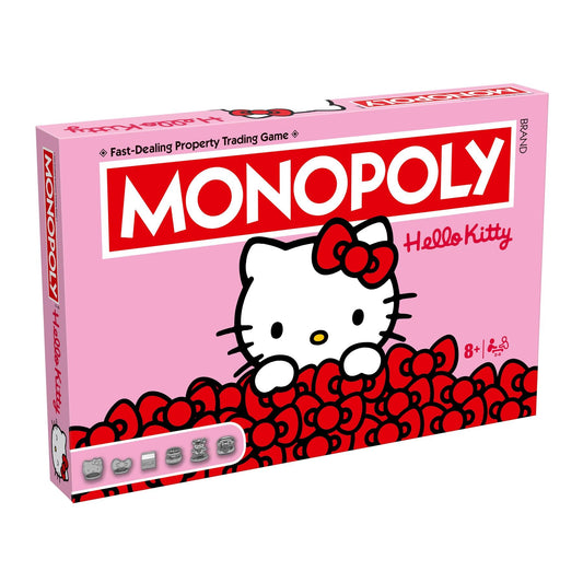 Hello Kitty Monopoly Board Game - Official Edition - Board Game Kinh Điển Kỷ Niệm 50 Năm - Winning Moves