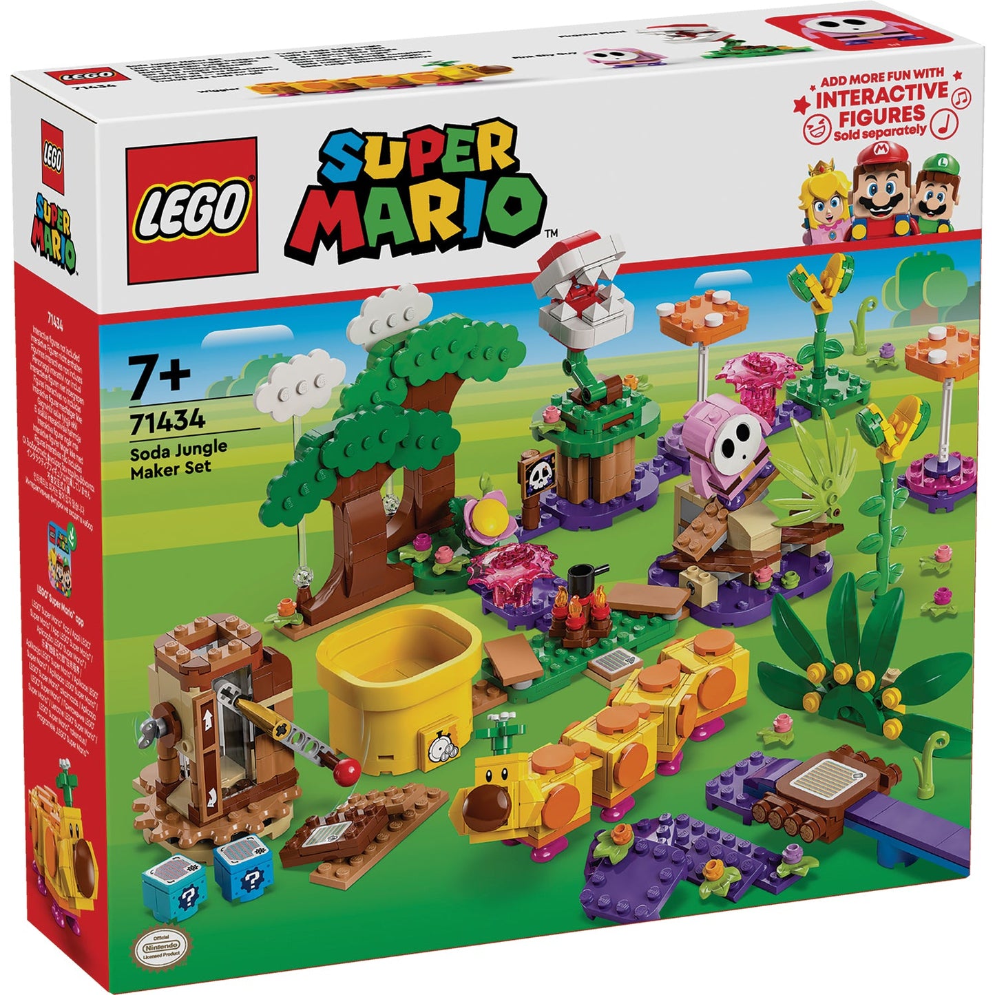 LEGO® Super Mario™ Soda Jungle Maker Set - Bộ Đồ Chơi Sáng Tạo Nintendo 71434 - LEGO - Hình ảnh sản phẩm