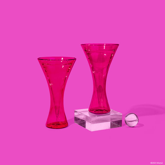 Barbie™ X Dragon Glassware® Cocktail Glasses - Bộ 2 Ly Cocktail Martini Cách Nhiệt 2 Lớp - Dragon Glassware - Hình ảnh chi tiết 2