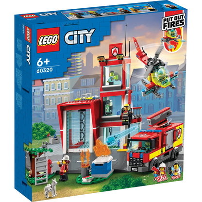 LEGO® City Fire Station - Đồ Chơi Lắp Ráp Trạm Cứu Hỏa 3 Tầng - LEGO 60320 - Hình ảnh sản phẩm