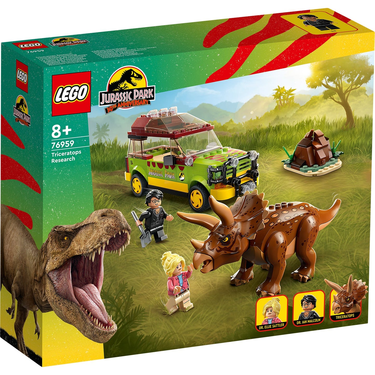 LEGO® Jurassic Park Triceratops Research - Đồ Chơi Lắp Ráp Khủng Long 76959 - LEGO Jurassic World - Hình ảnh sản phẩm
