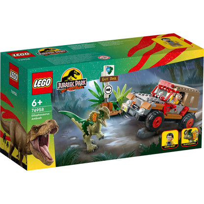 LEGO® Jurassic Park Dilophosaurus Ambush - Đồ Chơi Lắp Ráp Xe Jeep Và Khủng Long - LEGO 76958 - Hình ảnh sản phẩm