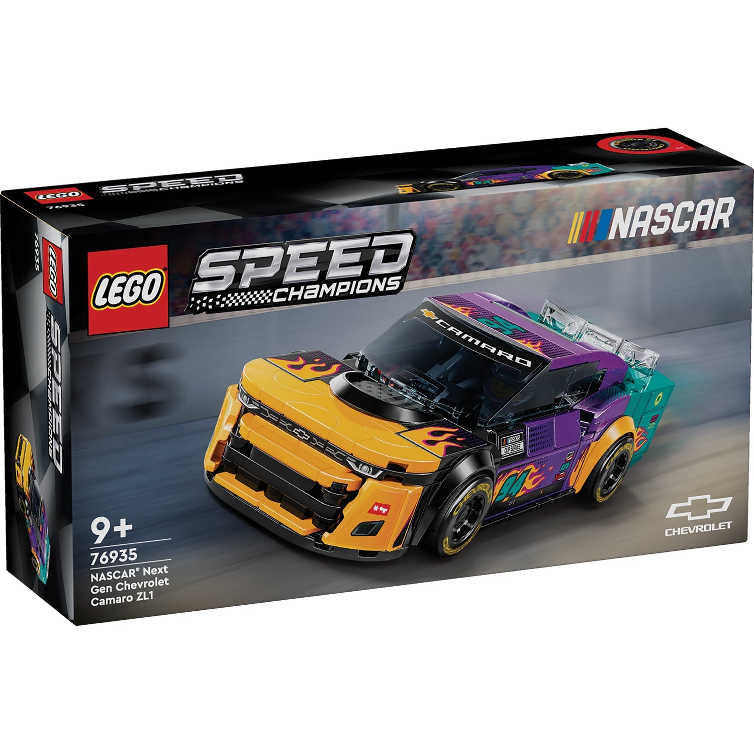 LEGO® Speed Champions NASCAR® Next Gen Chevrolet Camaro ZL1 - Đồ chơi lắp ráp mô hình xe đua (76935) - Hình ảnh sản phẩm