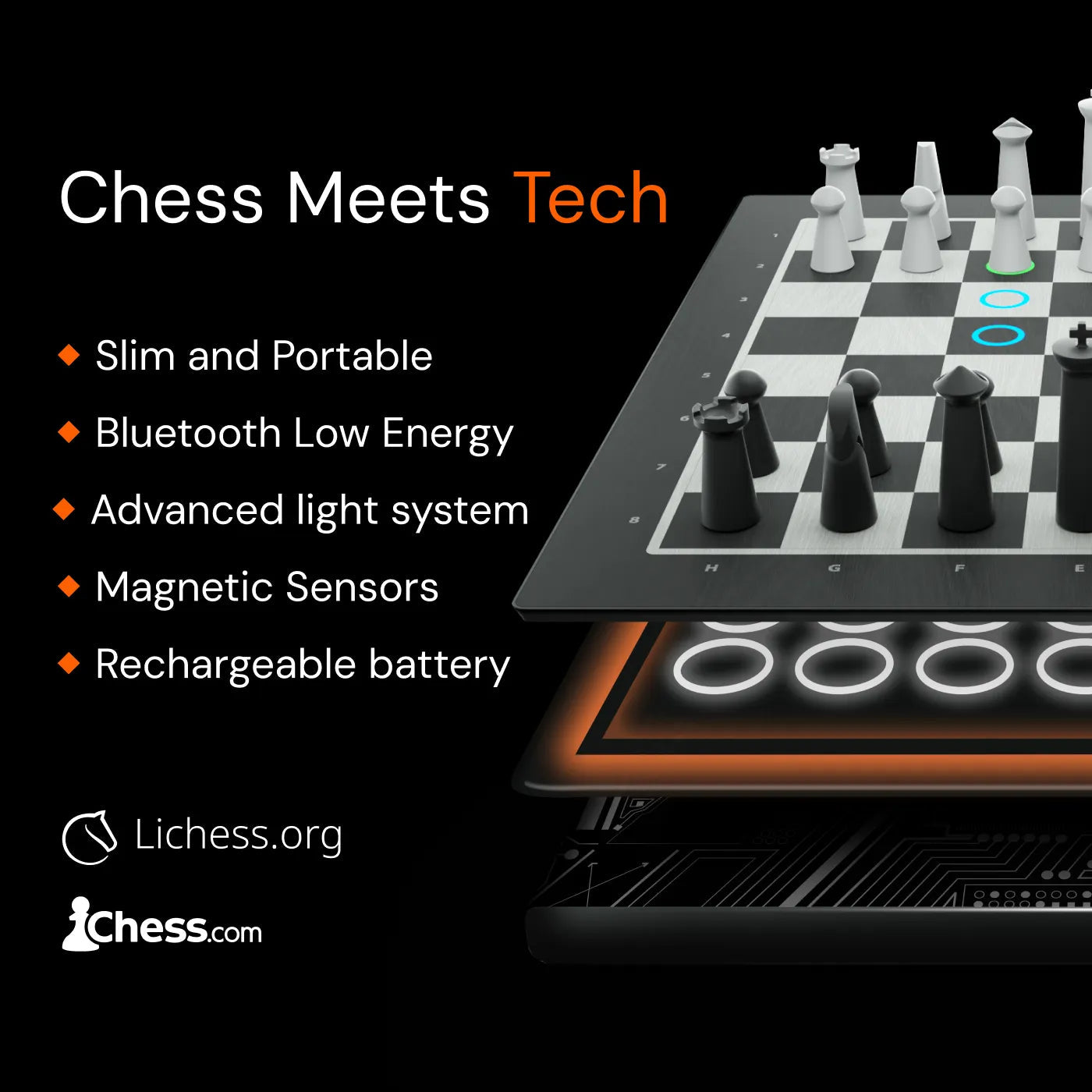 GoChess Lite Modern - Bàn cờ vua thông minh tích hợp AI - Particula Particula - ảnh 2 - Board games