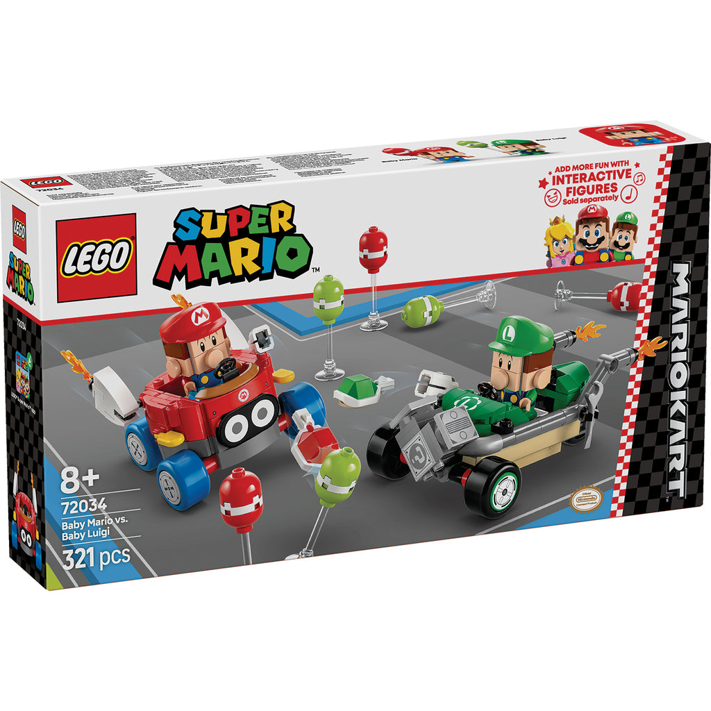 LEGO® Super Mario™: Mario Kart™ – Baby Mario vs. Baby Luigi - Bộ Đồ Chơi Lắp Ráp Xe Đua LEGO 72034 - Hình ảnh sản phẩm