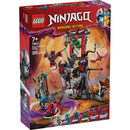 LEGO® NINJAGO® Dragonian Storm Village - Đồ chơi lắp ráp Ngôi làng Bão Tố 71841 - Hình ảnh sản phẩm