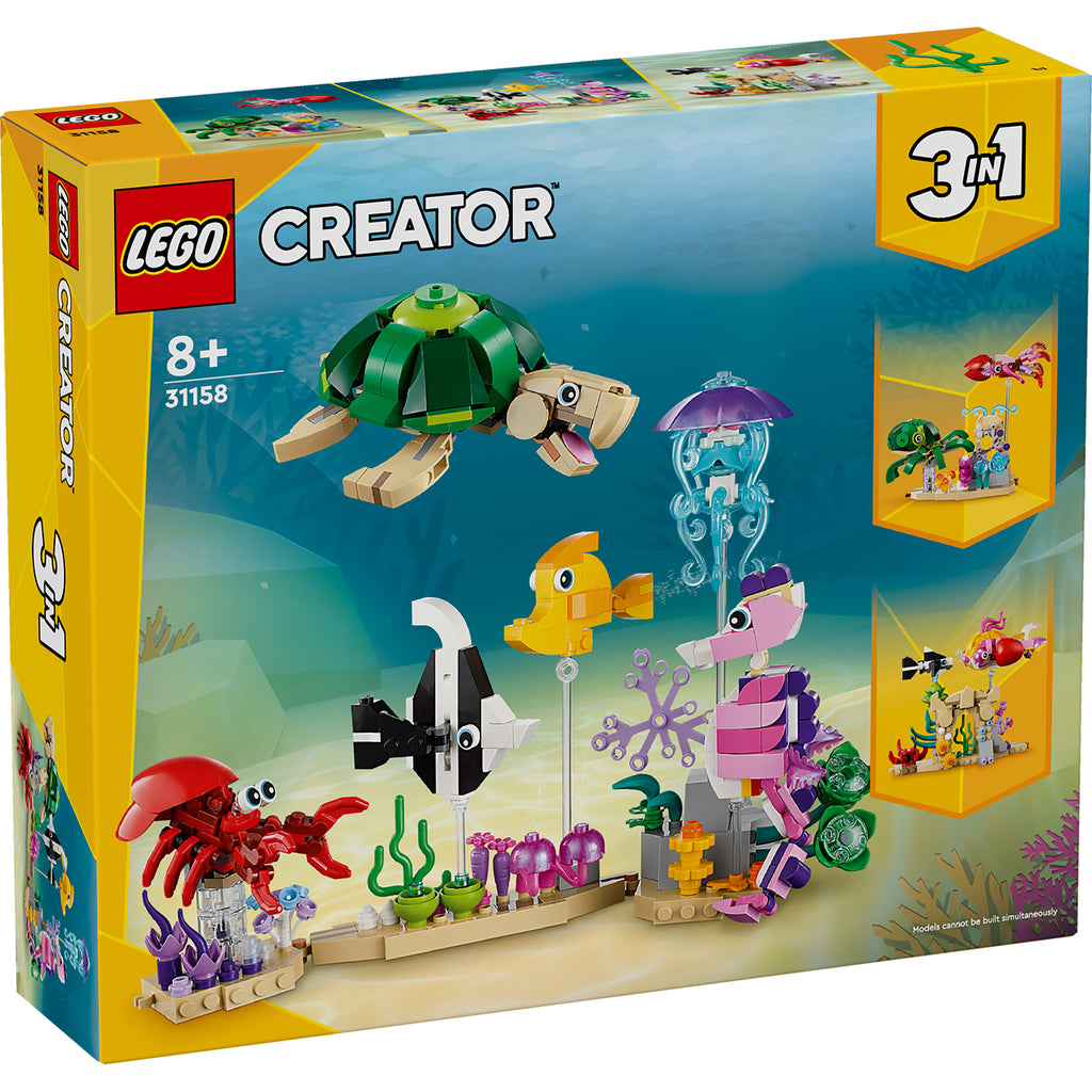 LEGO® Creator 3-in-1 Sea Animals - Đồ Chơi Lắp Ráp Sinh Vật Biển LEGO 31158 - Hình ảnh sản phẩm