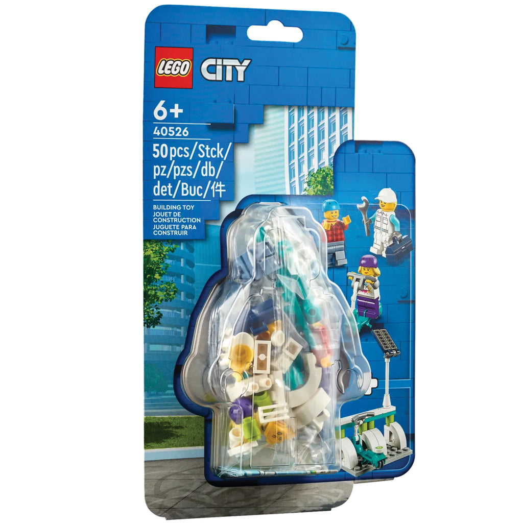 LEGO® City Electric Scooters & Charging Dock - Bộ Xe Điện & Trạm Sạc - LEGO 40526 - Hình ảnh sản phẩm