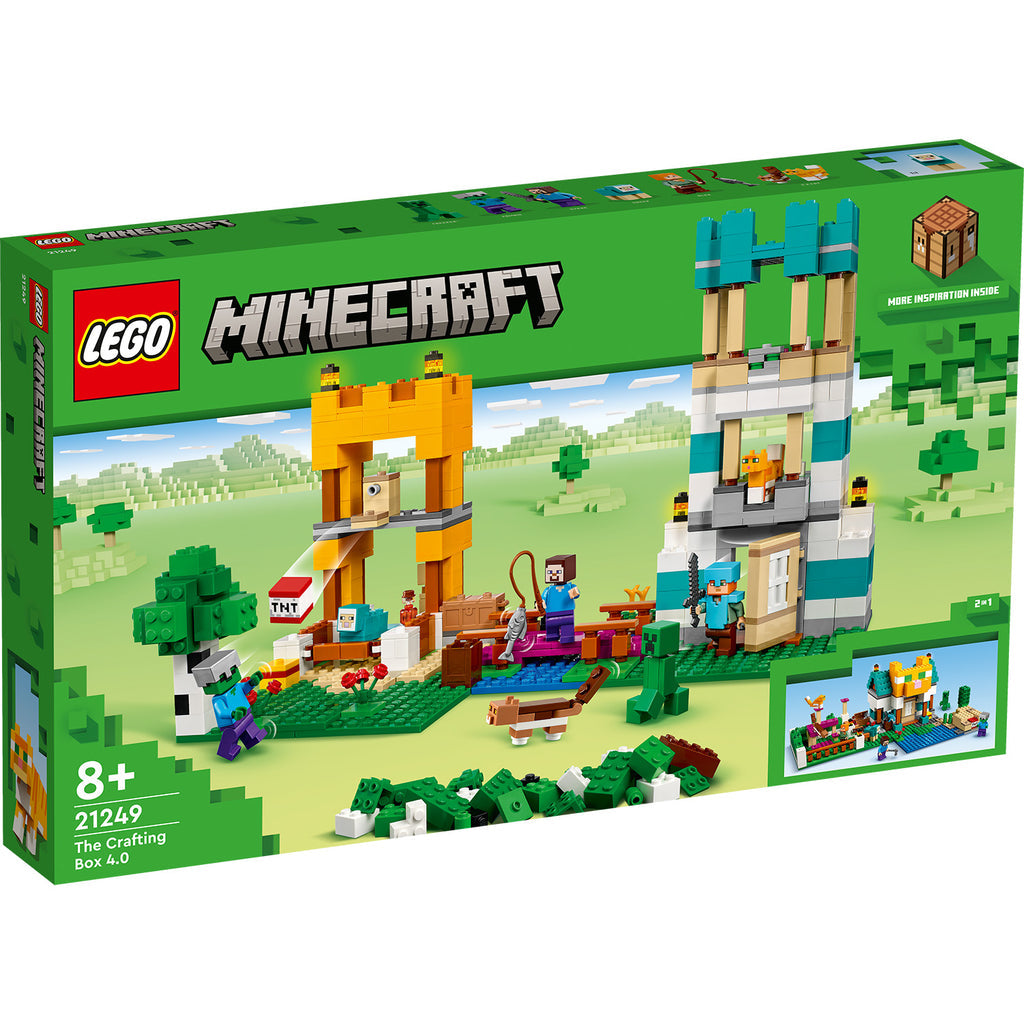 LEGO® Minecraft™ The Crafting Box 4.0 - Đồ Chơi Lắp Ráp Sáng Tạo 2 trong 1 - LEGO 21249 - Hình ảnh sản phẩm