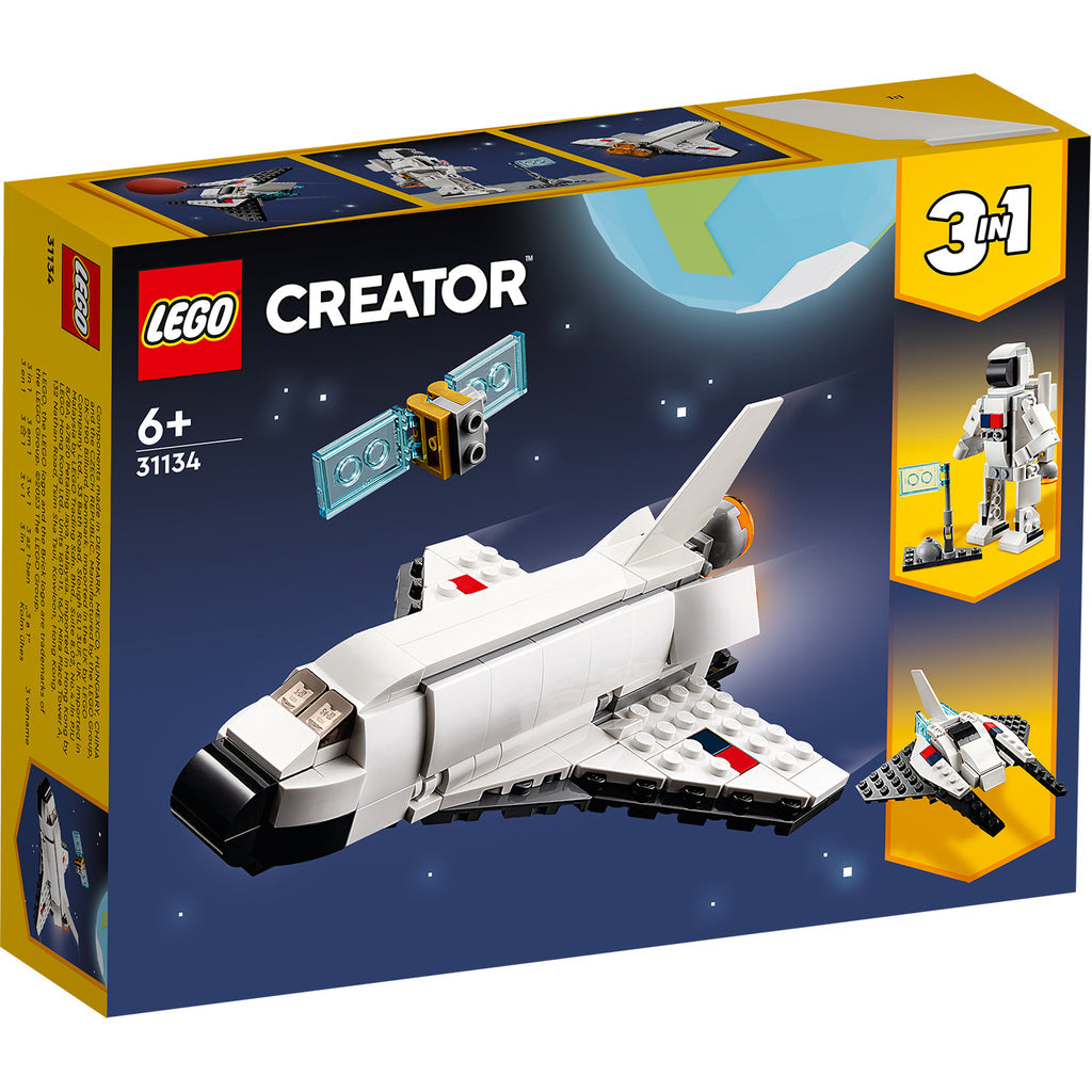 LEGO® Creator 3-in-1 Space Shuttle - Đồ chơi lắp ráp 3 trong 1 - LEGO 31134 - Hình ảnh sản phẩm