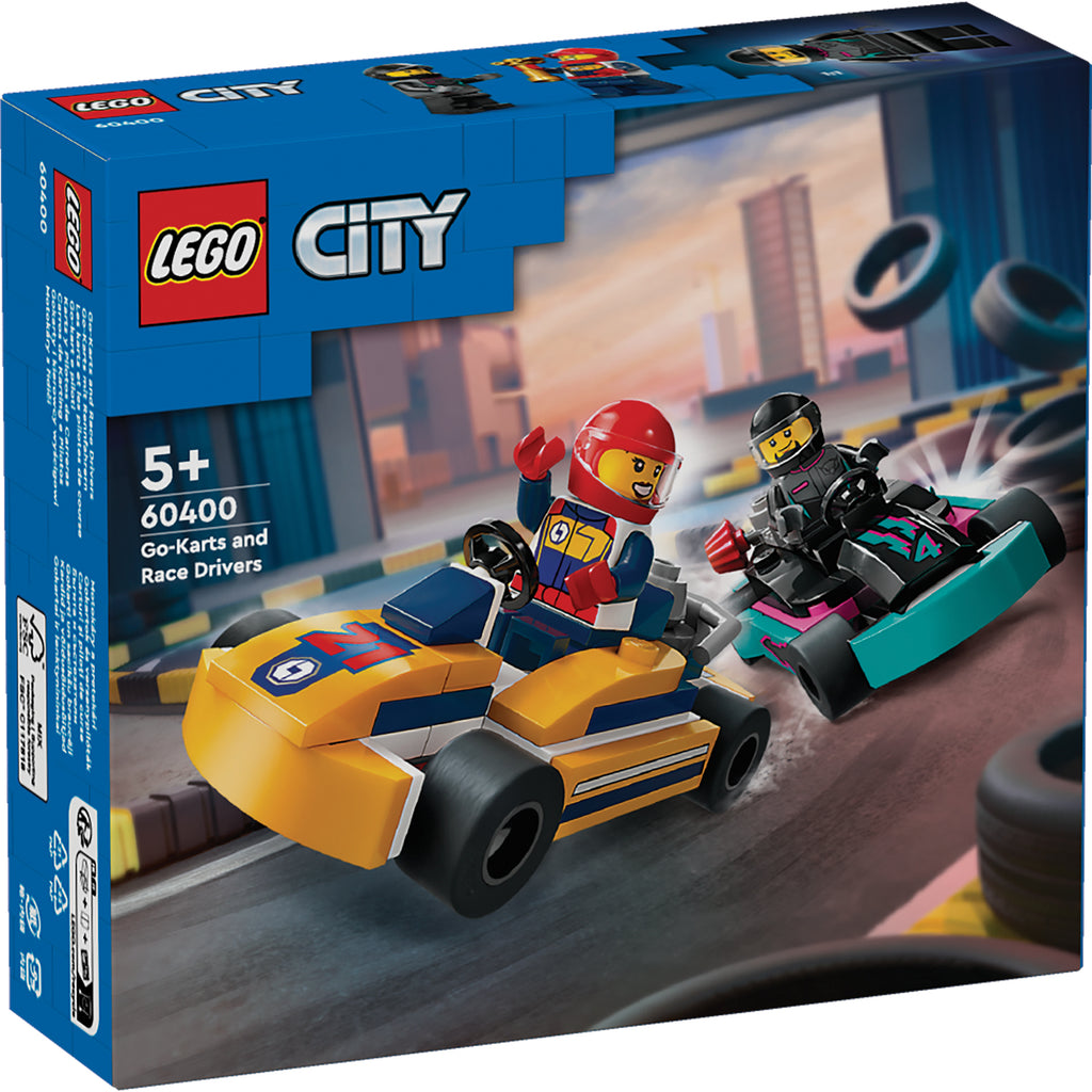 LEGO® City Go-Karts and Race Drivers - Đồ chơi lắp ráp xe đua - LEGO 60400 - Hình ảnh sản phẩm