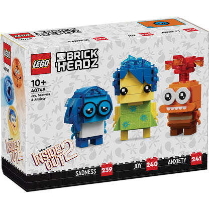LEGO® BrickHeadz™ Joy, Sadness & Anxiety - Mô hình lắp ráp nhân vật Inside Out 2 - LEGO 40749 - Hình ảnh sản phẩm
