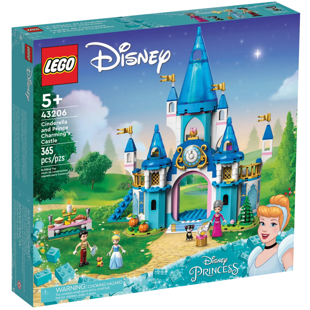 LEGO® Disney™ Cinderella and Prince Charming's Castle - Lâu Đài Lọ Lem và Hoàng Tử Charming - LEGO 43206 - Hình ảnh sản phẩm
