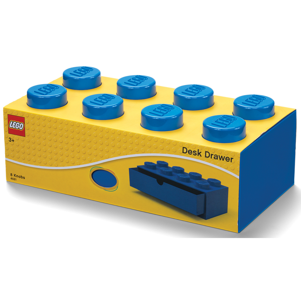 LEGO Desk Drawer 8 - Blue - Ngăn kéo để bàn 8 nút - LEGO 40211731 - Hình ảnh sản phẩm
