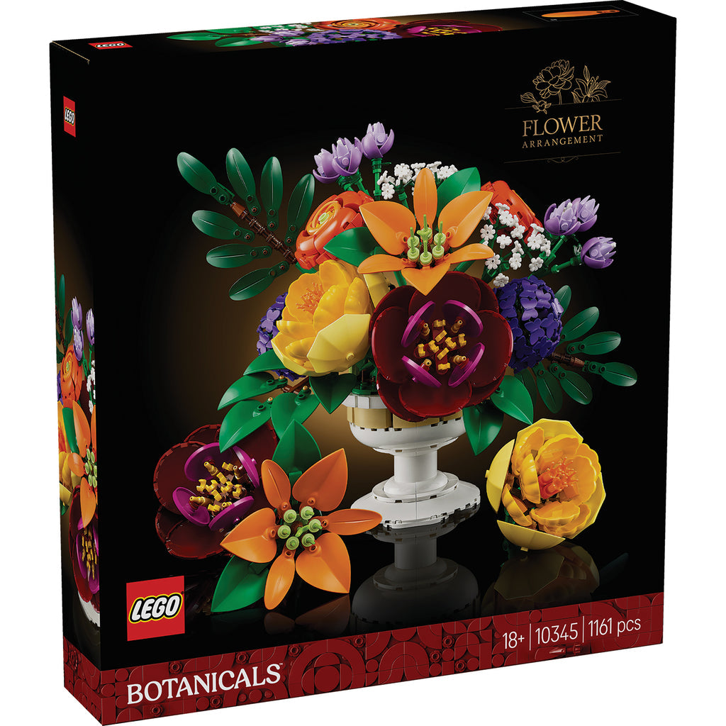 LEGO® Botanicals Flower Arrangement - Bộ Lắp Ráp Bình Hoa Nghệ Thuật - LEGO 10345 - Hình ảnh sản phẩm