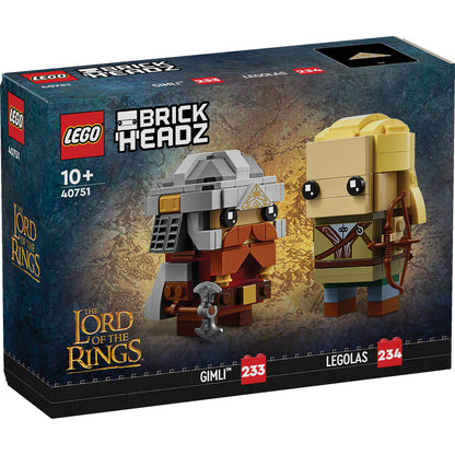 LEGO® BrickHeadz™ Legolas & Gimli™ Bộ Mô Hình Lắp Ráp Chúa Tể Những Chiếc Nhẫn LEGO 40751 - Hình ảnh sản phẩm