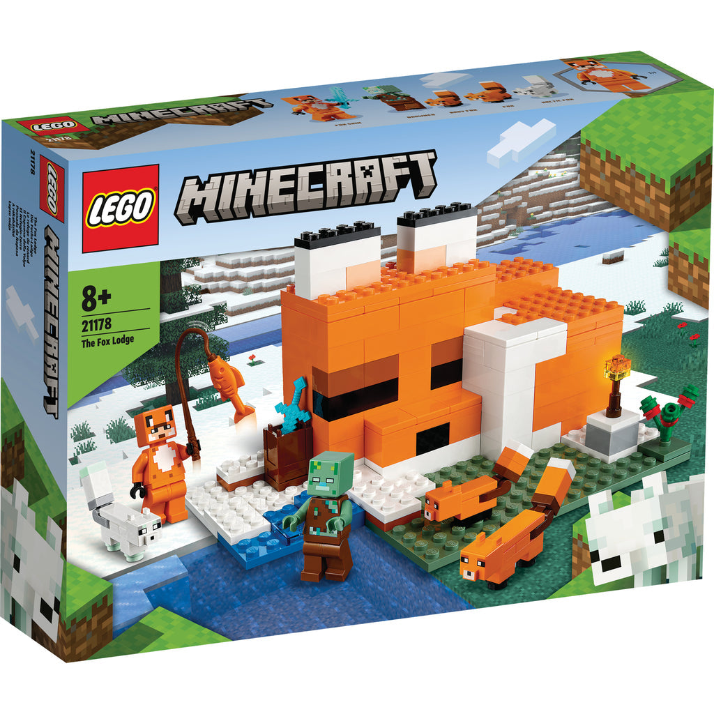 LEGO® Minecraft® The Fox Lodge - Đồ chơi lắp ráp Ngôi Nhà Cáo - LEGO 21178 - Hình ảnh sản phẩm