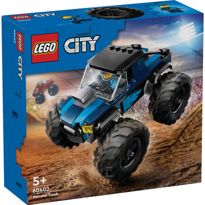 LEGO® City Blue Monster Truck - Đồ Chơi Lắp Ráp Xe Tải Quái Vật Xanh - LEGO 60402 - Hình ảnh sản phẩm
