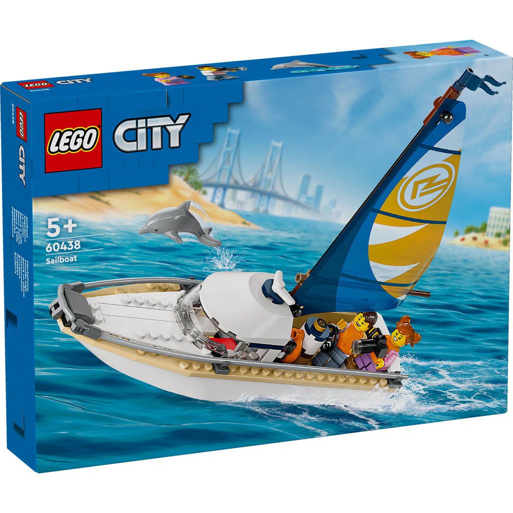 LEGO® City Sailboat - Đồ Chơi Lắp Ráp Thuyền Buồm LEGO 60438 - Hình ảnh sản phẩm