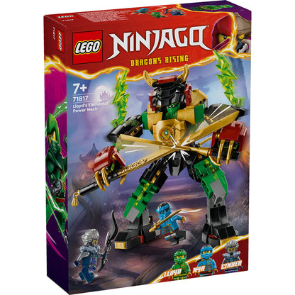 LEGO® NINJAGO® Lloyd's Elemental Power Mech - Robot Chiến Đấu Nguyên Tố Của Lloyd - LEGO 71817 - Hình ảnh sản phẩm