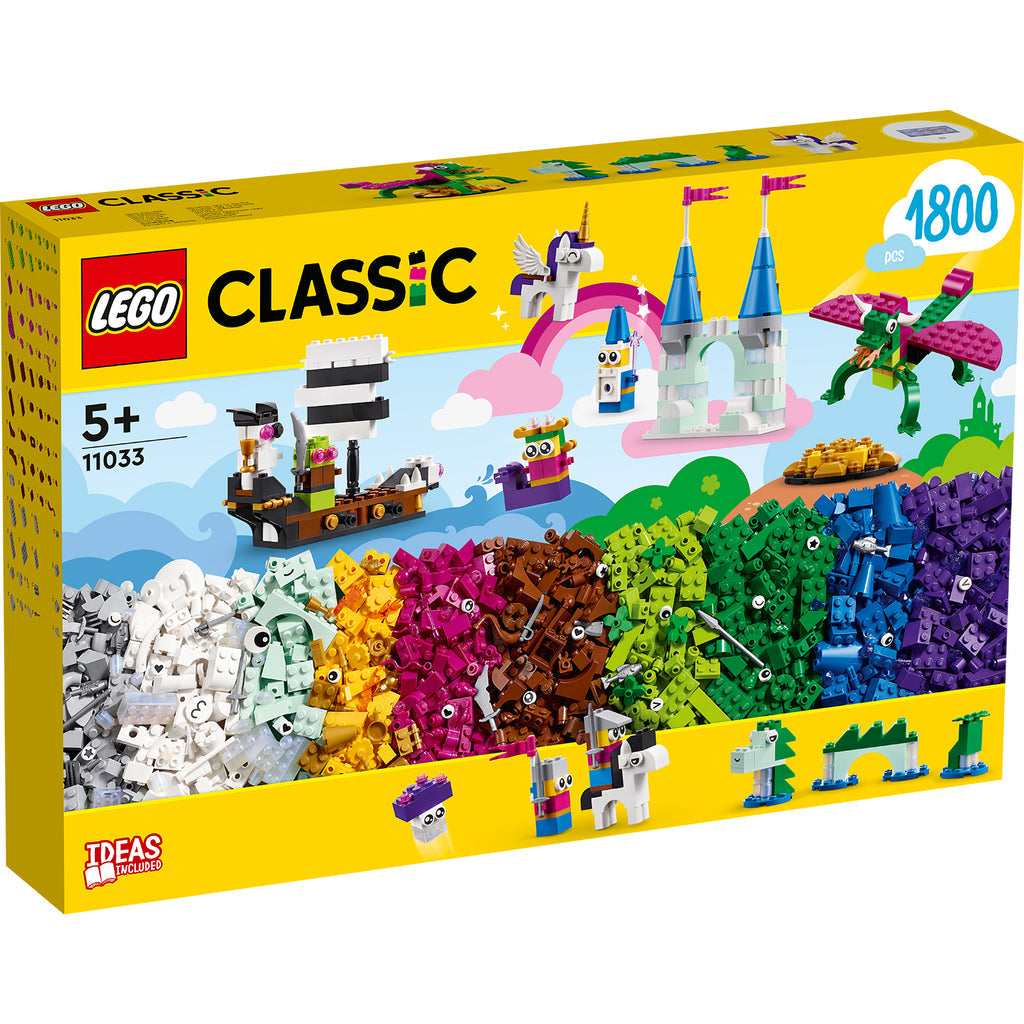 LEGO® Classic Creative Fantasy Universe - Bộ Đồ Chơi Lắp Ráp Sáng Tạo 1800 Mảnh LEGO 11033 - Hình ảnh sản phẩm