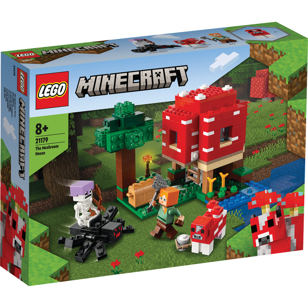LEGO® Minecraft® The Mushroom House - Bộ Đồ Chơi Lắp Ráp Ngôi Nhà Nấm (21179) - Hình ảnh sản phẩm