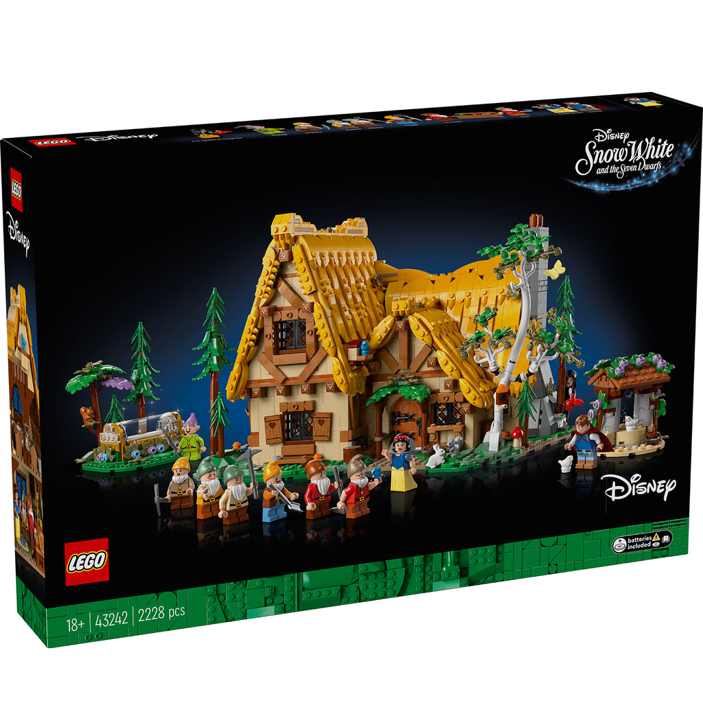 LEGO® Disney™ Snow White and the Seven Dwarfs Cottage Mô hình Ngôi nhà của Bảy Chú Lùn LEGO (43242) - Hình ảnh sản phẩm