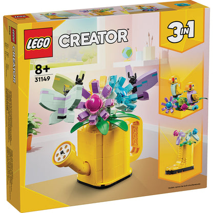 LEGO® Creator 3-in-1 Flowers in Watering Can - Bộ lắp ráp Bình tưới hoa 3 trong 1 - LEGO 31149 - Hình ảnh sản phẩm