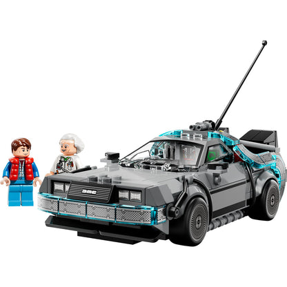 LEGO® Speed Champions Time Machine from Back to the Future - Mô hình Xe Cỗ máy thời gian DeLorean - LEGO 77256 - Hình ảnh chi tiết 2