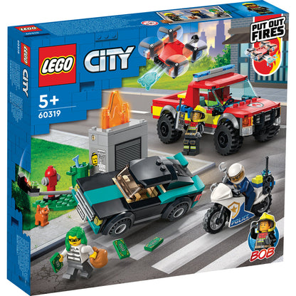 LEGO® City Fire Rescue & Police Chase - Đồ Chơi Lắp Ráp Xe Cứu Hỏa & Cảnh Sát Rượt Đuổi LEGO 60319 - Hình ảnh sản phẩm