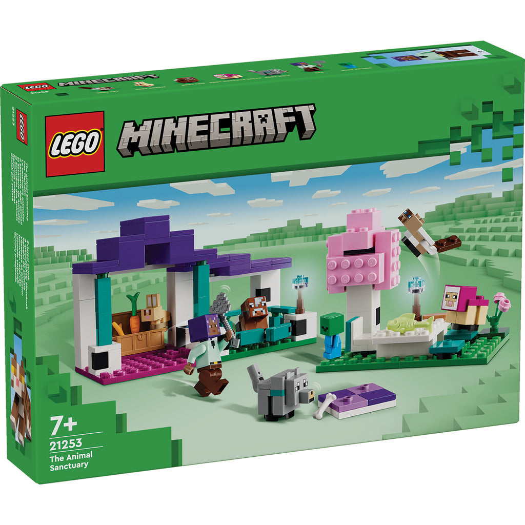 LEGO® Minecraft® The Animal Sanctuary - Bộ Lắp Ráp Khu Bảo Tồn Động Vật - LEGO 21253 - Hình ảnh sản phẩm