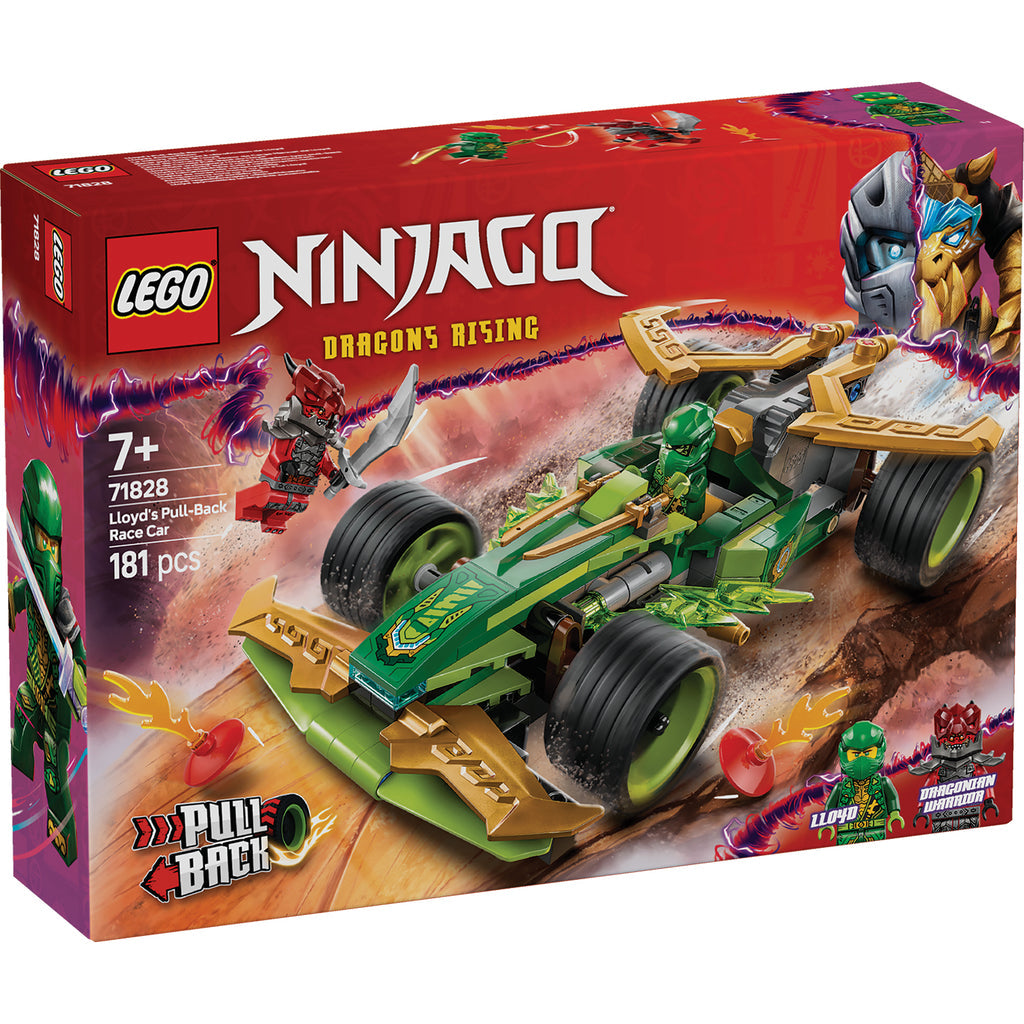 LEGO® NINJAGO® Lloyd’s Pull-Back Race Car Đồ Chơi Lắp Ráp Xe Đua Cót Lloyd 71828 - Hình ảnh sản phẩm