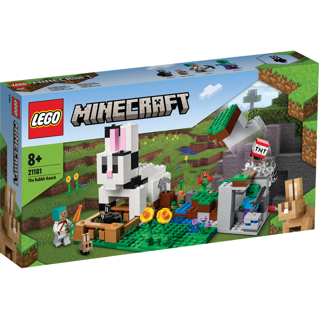 LEGO® Minecraft® The Rabbit Ranch - Đồ chơi lắp ráp Trang trại Thỏ - LEGO 21181 - Hình ảnh sản phẩm