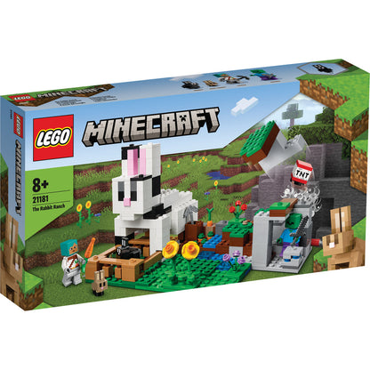 LEGO® Minecraft® The Rabbit Ranch - Đồ chơi lắp ráp Trang trại Thỏ - LEGO 21181 - Hình ảnh sản phẩm